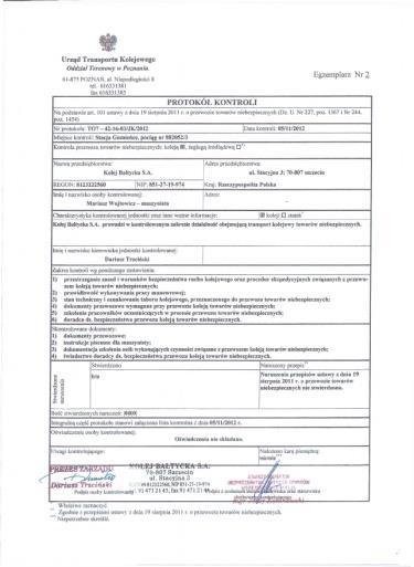 Wzory oraz tryb postępowania w zakresie sporządzania ww. dokumentów określały 2 ust.