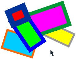 Wymaż kartkę (Ctrl-A i Delete). wybierz ponownie narzędzie prostokąt (F6). Jeśli w trakcie rysowania prostokąta naciskasz klawisz Ctrl, to otrzymasz kwadrat.