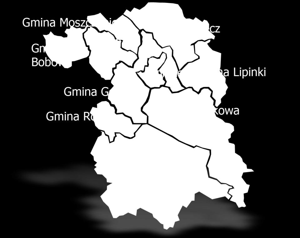 3. Informacje ogólne Gmina Lipinki położona jest na południu Polski, w południowo-wschodniej części województwa małopolskiego, w powiecie gorlickim.