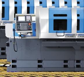 Nomura NN-20UB8(K) Obróbka przedstawia produkcję w cyklu automatycznym. Praca odbywa się z użyciem dwóch niezależnych wrzecion.