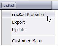 cnckad.90 6 Nowe w CAD Linku Moduł CAD Linku posiada teraz lepszą obsługę eksportowania całego za jednym kliknięciem myszki, z lepszą obsługą dostosowania do potrzeb użytkownika.