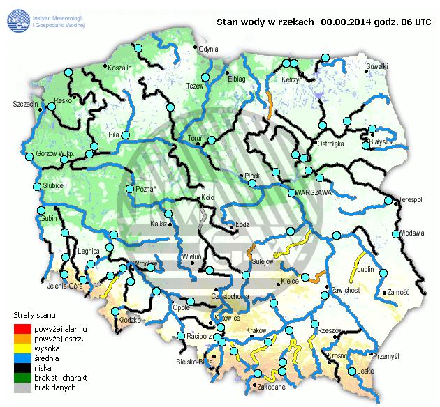 INFORMACJE HYDROLOGICZNO