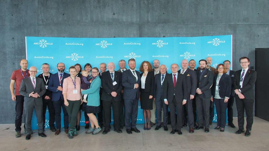 Skład delegacji (w kolejności alfabetycznej): Agnieszka Beszczyńska-Möller (Instytut Oceanologii PAN), Aleksander Dańda (MNiSW), Piotr Głowacki (Instytut Geofizyki PAN), Agata Goździk (Instytut