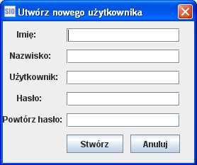 Tu podobnie jak wcześniej równieŝ wypełnienie wszystkich pól jest obowiązkowe.