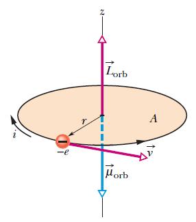 Elektron momenty magnetyczne (*) Jeśli wyobrazimy sobie elektron jako wirującą kulkę o momencie pędu ԦS (co jest niestety sprzecze