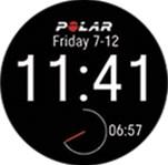 odliczania. Timer odliczania jest dodawany do podstawowej tarczy zegarka z godziną i datą. Zegarek powiadomi Cię wibracjami o zakończeniu odliczania.