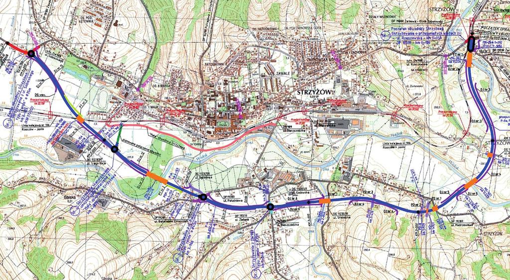Na terenie powiatu strzyżowoczekiwanych od dziesięcioleci inwestycji drogoskiego projektowane są m.in. tunele, estakady i dwa wych. Obecnie projekty te są sukcesywnie wdrawęzły.