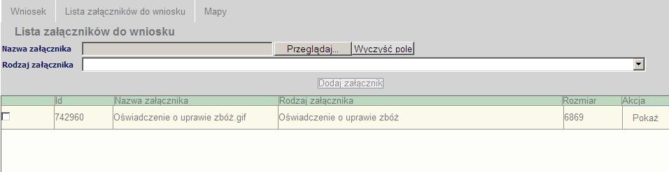 Przegląd listy