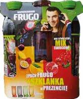 !! 0 79 0 97 1 19 1 46 2 60 2 73 FRUGO 2*500ML ZESTAW ZE SZKLANKĄ 4 MOVE ACTIVE WATER