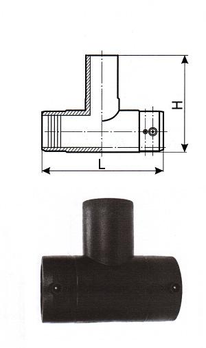 KATALOG PRODUKTÓW Awigo o KSZTAŁTKI ELEKTROOPOROWE TRÓJNIK ELEKTROOPOROWY RÓWNOPRZELOTOWY Trans-Quadro Georg Fischer 25 106 85 90 105 32