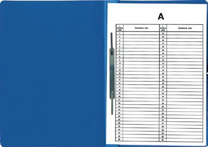 268-0032 bordo 13,37 268-0033 czarny 13,37 268-0034 granatowy 13,37 268-0035 zielony 13,37 Teczka do akt osobowych 2R/20/30 mm Biurfol Wykonana z mocnej folii PVC, usztywniona tekturą.