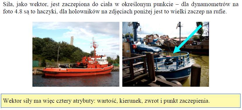 . Sum wekorów Wekor się sumują, le o sumownie musi uwględnić ich kierunek i wro, jk n prkłdie dwóch sił poniżej. Prkłd Toruńskiego poręcnik do fiki UMK.