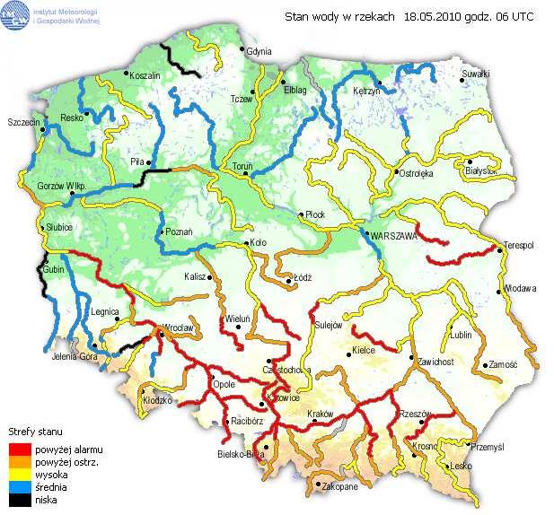 Rozkład dobowej sumy opadów i