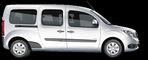 Wyposażenie standardowe. Citan Tourer.