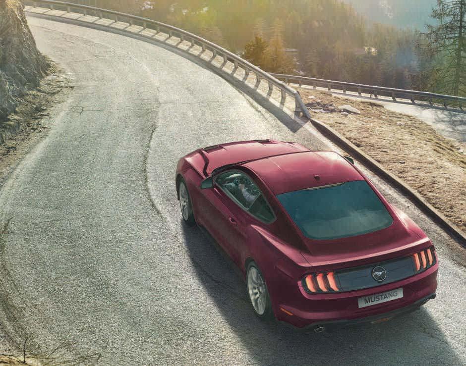 Sportowy rodowód. Nowy Mustang umożliwia dostosowanie osiągów samochodu odpowiednio do indywidualnego stylu jazdy.