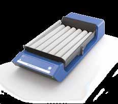 Wytrząsarki kołyskowo-rolkowe 18 Roller 6 basic Roller 10 basic Roller 6 digital Roller 10 digital Roller 6 Roller 10 basic digital basic digital Rodzaj ruchu płyty wytrząsarki kołyskowo-rolkowa