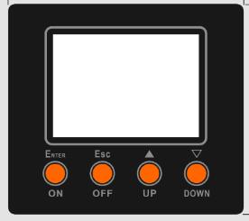 Aktualny tryb pracy (Możliwe wskazania wyświetlacza są opisane poniżej). LCD Funkcja Poziom napięcia wejściowego lub częstotliwości.