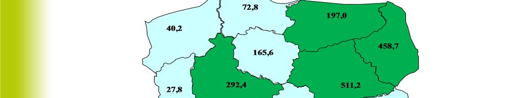 Pogłowie z czterech województw: