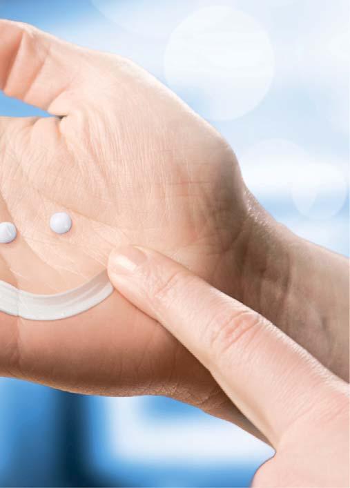 Doskonała tolerancja dla skóry, potwierdzona certyfikatami dermatologicznymi. Nie zawiera kompozycji zapachowych.