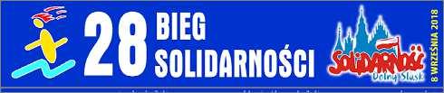 28. Bieg Solidarności organizowanego w XXXVIII rocznicę powstania NSZZ Solidarność Organizator: Region Dolny Śląsk NSZZ "Solidarność" Termin: 08.09.