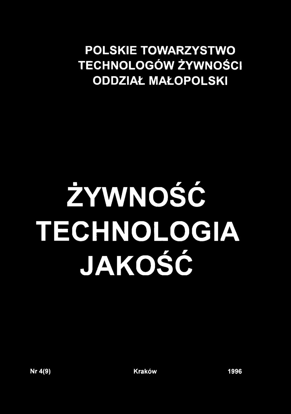 ODDZIAŁ MAŁOPOLSKI ŻYWNOŚĆ