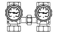do grup Regumat S/M3/M4 DN 25-130 i DN 25-180 135 33 90 do grup Regumat S/M3/M4 DN 32-180 135 33 91 Termometr Do grup Regumat DN 25/32 135 1 90 Zawór kulowy pompowy do Regumata-180 ze zintegrowanym
