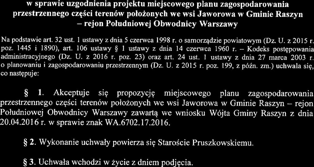 z 2015 r. poz. 199, z późn. zm.) uchwala się, co następuje: $ 1.