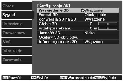 Przydatne funkje b Ustaw Wyświetlanie 3D na Automatyznie.