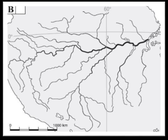 Mapa Nazwa rzeki głównej Nazwa kontynentu A. B. Zadanie 15.