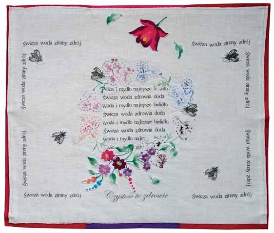 ANNA MICHNIEWICZ Świeża woda z cyklu: Makatki 60 x 48 cm, technika własna, 2014 W latach 1974-78 studiowała w PWSSP we Wrocławiu i ASP w Warszawie, dyplom z wyróżnieniem w Pracowni prof. W. Sadleya.
