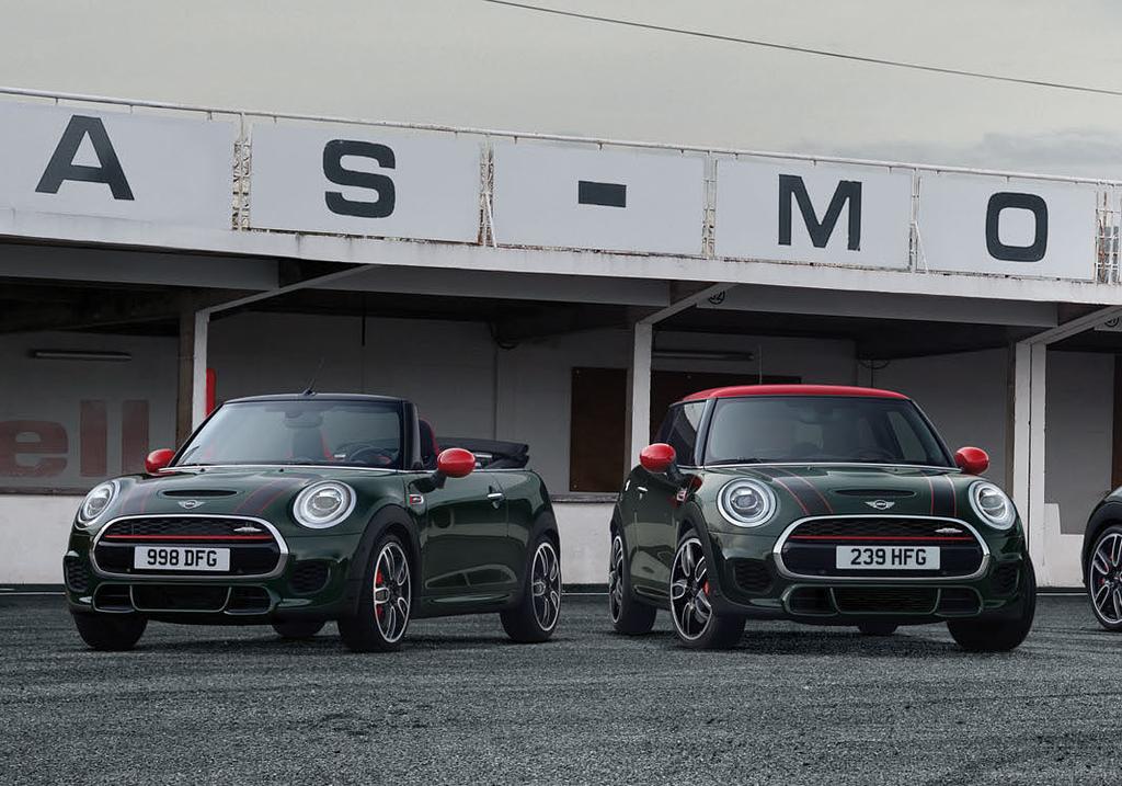 JOHN COOPER WORKS: MINI NA MAKSA. Sportowa ambicja jest dla nas napędem, aby dawać z siebie coraz więcej. W MINI John Cooper Works poczujesz to podczas każdej jazdy.