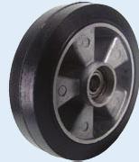 300 6204 Ø 250 A90G 60 20 40 2,50 300 6204 Ø 250 A90GS 60 20 40 2,50 300 6204 S - koło z oponą szarą / grey tyre Koła aluminiowo-gumowe w obudowach skrętnych /