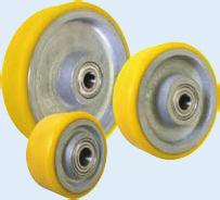 poliuretanem do dużych obciążeń w obudowach skrętnych / High load cast iron wheels with polyurethane in swivel housings Ø 80 3ZP 60x80 130 68 3,50 200 Ø 100 12ZP 60x80 154 78 4,40 300 Ø 125 22ZP