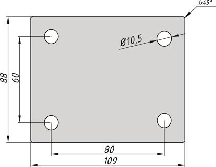 housings with wheels Ø 160 i Ø 200 dotyczy obudów do kół / for housings