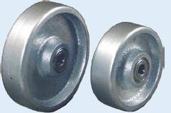Koła żeliwne do dużych obciążeń / Heavy duty cast iron wheels Numer Number of Ø 80 1Z 52 20 46 1,40 600 6004 Ø 100 10Z 52 20 46