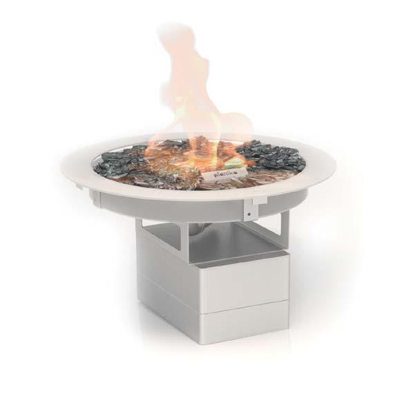 GALIO FIRE PIT INSERT O U T D O O R Galio Fire Pit Insert to wygodny i funkcjonalny wkład gazowy, który zapewnia nieograniczone możliwości aranżacji, dając Ci wszystko, czego potrzebujesz, aby Twoja