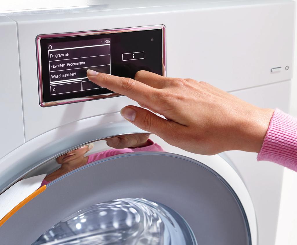 przycisku można zmieniać przebieg prania, dostosowując go do indywidualnych potrzeb.