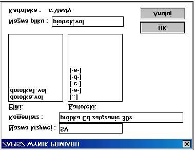 rozpoczęcia pomiaru, który w punkcie 5 ustalono na 5s): Po ustawieniu parametrów wybrać OK Okno PARAMETRY POMIARU opuścić poprzez wybranie OK. 6.