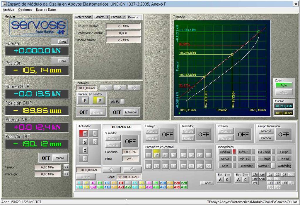 10 khz 8 analogowych kanałów pomiarowych, odczyt czujników odkształceń Dostosowanie okien badania zgodnie z Normą.