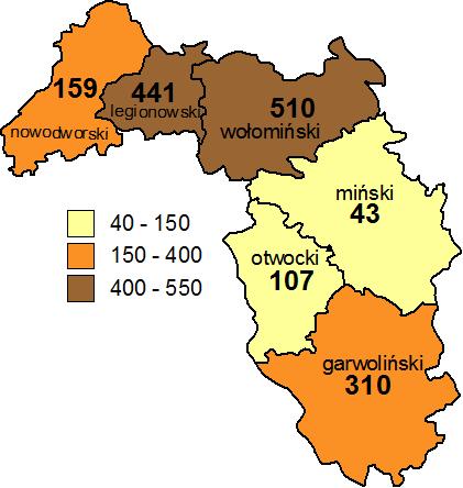 tów. Dopiero od 2019 roku powinna utrzymać się tendencja wzrostowa z poziomu 189 etatów do poziomu 212 etatów w roku 2025. Rysunek 6.15.