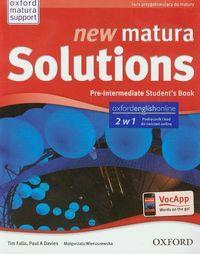 New Matura Solutions Pre-Intermiate Student\'s Book Falla Tim, Davies Paul A.