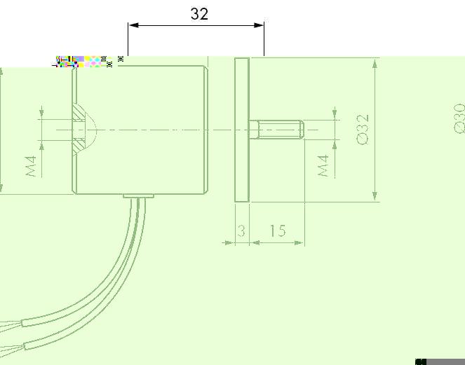 Rysunek 13. Gabaryty zwalniaka elektromagnetycznego EM24. Zwalniak EM24 moŝe współpracować z modułem MP230/24. W przypadku zastosowania elementu MP230/24, zawór moŝna sterować napięciem 230V AC.