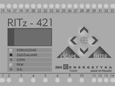 zabezpieczenia, uruchomienie funkcji testowych. Rys. 11.