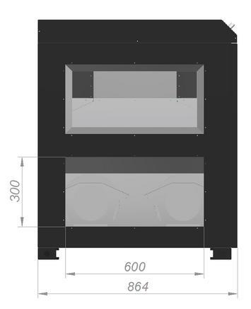 10 Rysunek 6. Wymiary zewnętrzne centrali wentylacyjnej typu ONYX Passiv 1600/2000 (wykonanie standardowe) 3.1.6 Onyx Passiv 1600/2000 wykonanie zewnętrzne Rysunek 7.