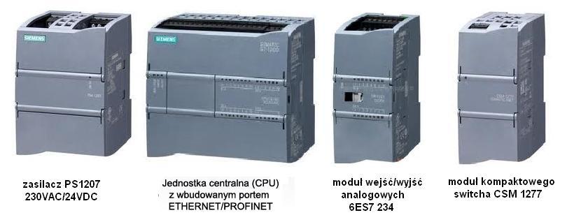 Badanie działania regulatora PID zaimplementowanego w sterowniku S7 firmy Siemens Realizacja działania PI wymaga wyłączenia akcji różniczkującej przez ustawienie T d 0 i wprowadzenia odpowiednich