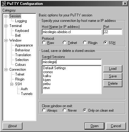 Programy do pracy zdalnej putty telnet dostępny w pakietach do obsługi sieci tcp/ip oraz w Windows (od 95) transmisja nie szyfrowana (możliwość podsłuchu) w zabezpieczonych sieciach i