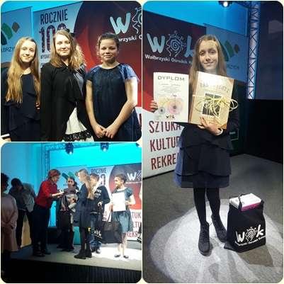 Dominika Grodzicka uczennica klasy VI- w