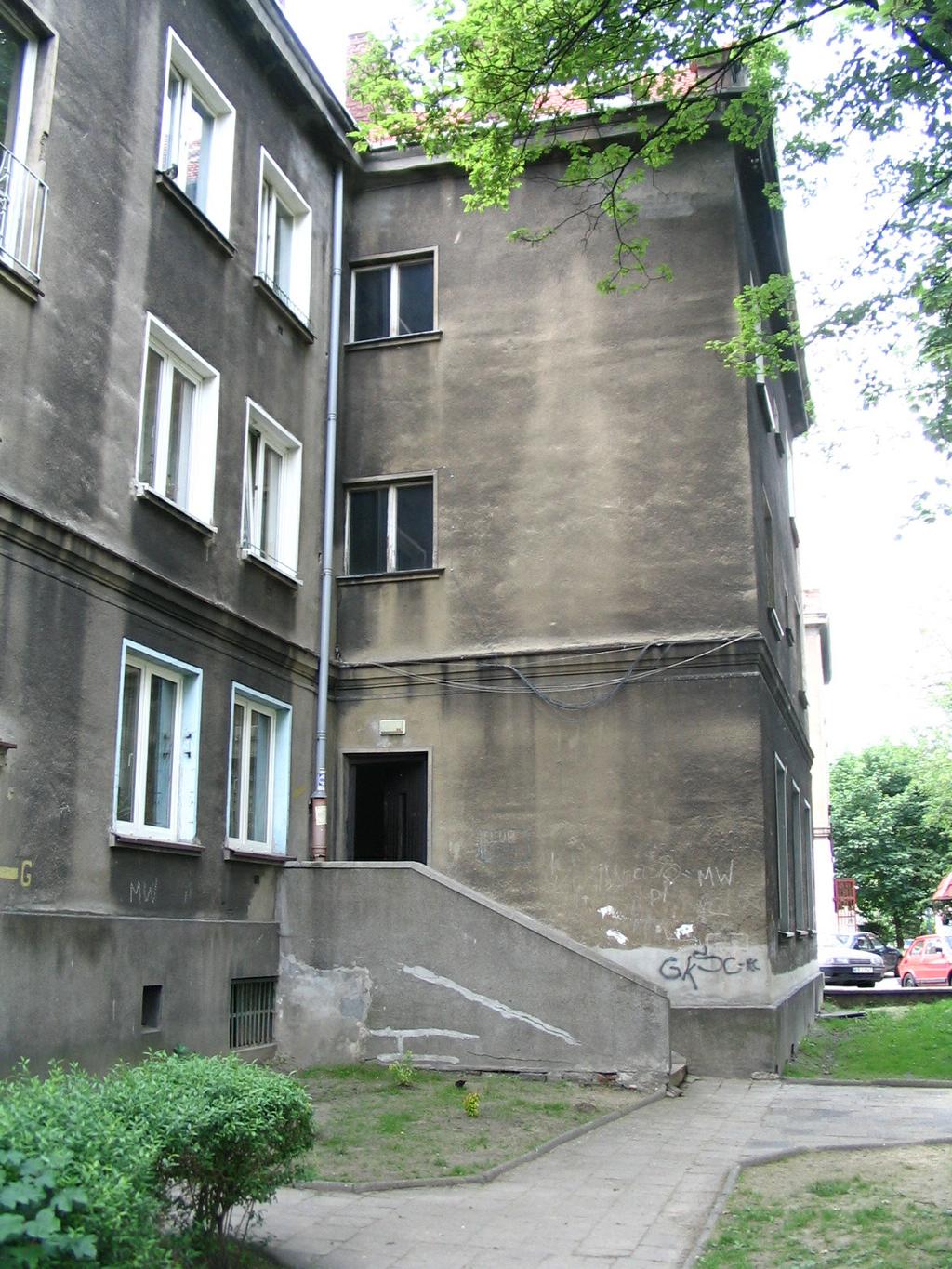 ELEWACJA ISTNIEJ CA ELEWACJA PO PRZEBUDOWIE nr 94 F.P.I. " KWADRAT " 43-100 Tychy ul.