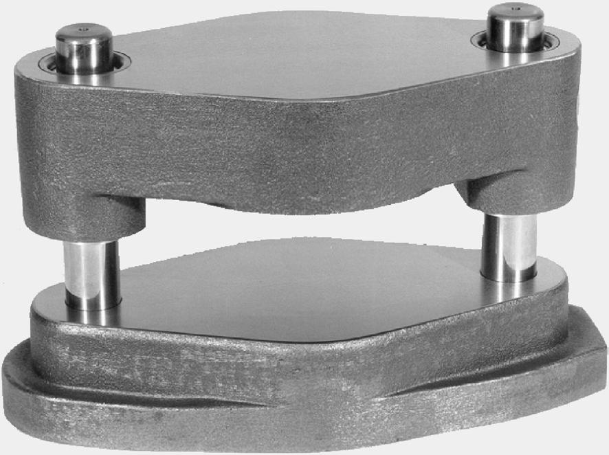 Norma 51160 Oprawa słupowa Wzmocniona górna część Pillar die-set Strengthened top bolster Przykład zamówienia Order example 51160.01.