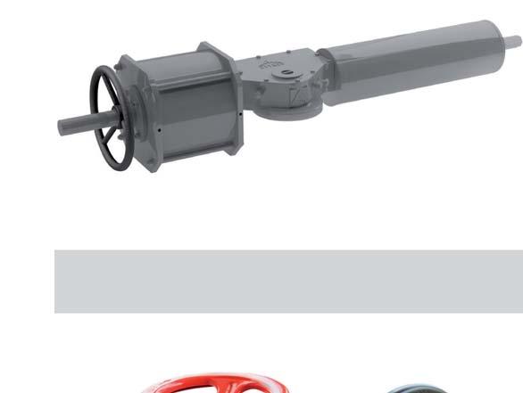 Mechanizm jarzmowy jest dostępny w wersji symetrycznej oferującej mniejsze wahania momentu obrotowego przy małym koszcie i masie. Siłowniki SY posiadają budowę modułową.